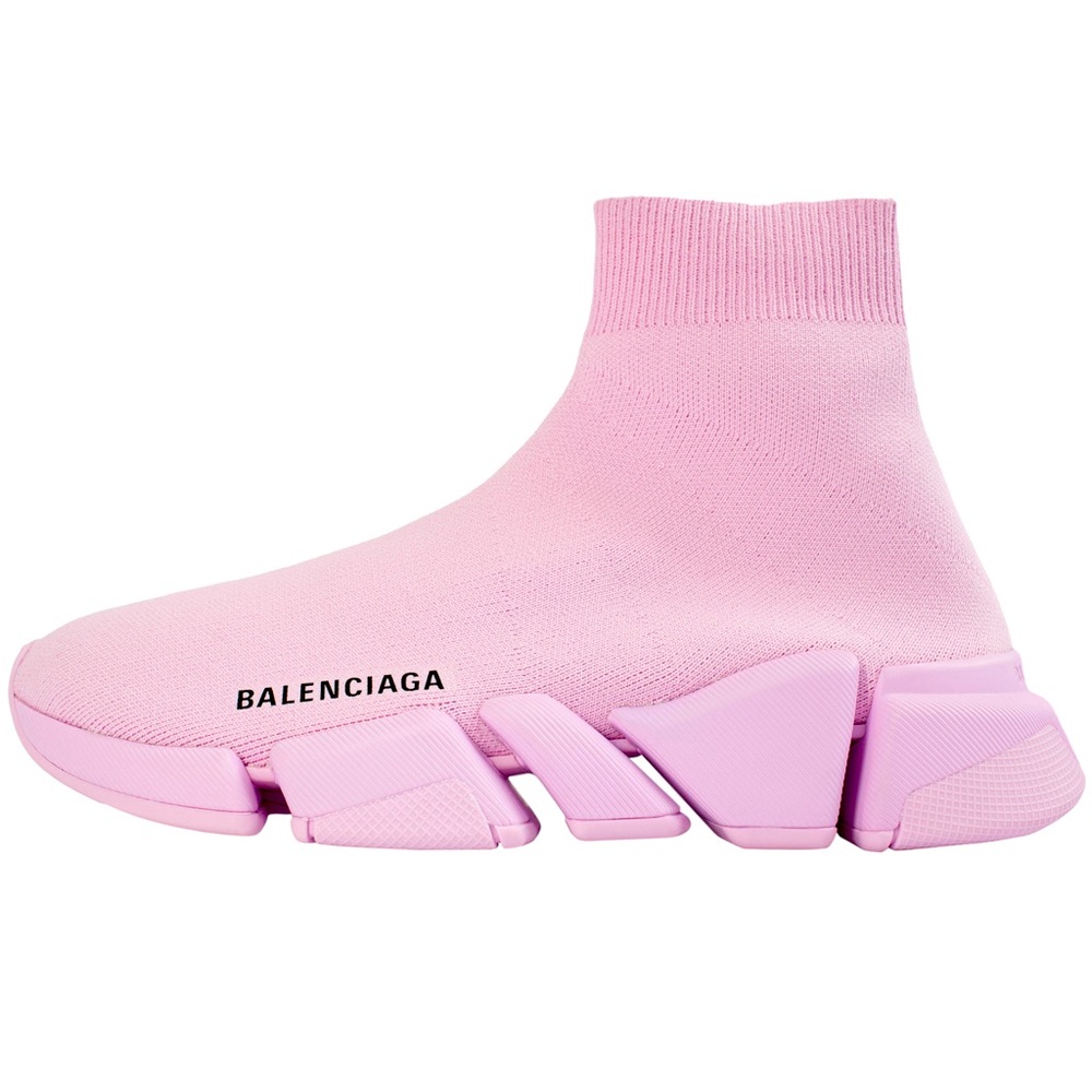 RARE and AUTHENTIC Balenciaga Pink Knit Speed Trainer